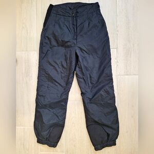 Vintage Obermeyer Ski women's black ski and snowboard pants with zip front- 10